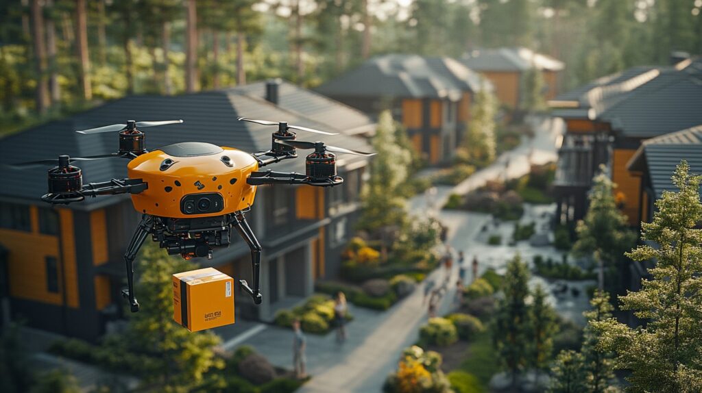 stockcake drone delivering package 1360268 standard